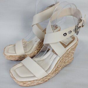 Dolce Vita Women Aldona Crisscross Ankle Strap Espadrille Wedge Sandals Size 6